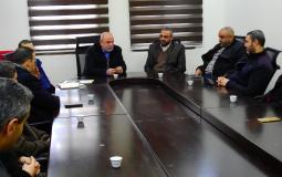 وكيل وزارة النقل بغزة يجتمع برؤساء القطاعات والمدراء العامين ونوابهم