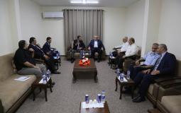  اجتماع قيادة حماس مع وفد المخابرات المصرية في غزة