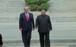 دونالد ترامب والزعيم الكوري