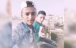 الشهيدين الطفلين أمير النمرة ولؤي كحيل في غزة