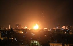 قصف على غزة  - ارشيفية -