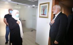 لقاء اسماعيل هنية برئيسة كتلة المستقبل النيابية النائب بهية الحريري 