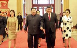 الرئيس الصيني والرئيس الكوري الشمالي