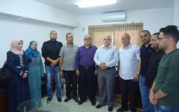 جبهة النضال الشعبى الفلسطيني تلتقى بمدير دائرة العلاج في الخارج