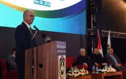 رئيس الوزراء رامي الحمد الله في حفل إطلاق فعاليات يوم تكنولوجيا المعلومات والاتصالات الثاني عشر