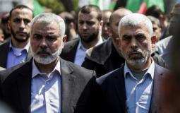 يحيى السنوار وإسماعيل هنية -قيادة حركة حماس-