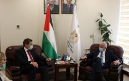 المالكي يتسلم أوراق اعتماد ممثل سويسرا الجديد لدى فلسطين