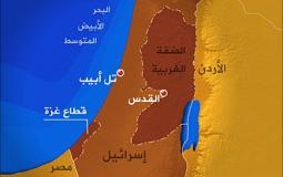 خريطة فلسطين المحتلة