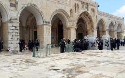 انتهاكات الاحتلال في المسجد الأقصى بمدينة القدس