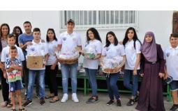 مجلس الطلاب البلدي ينظم حملة معايدة في قرية كفرقرع