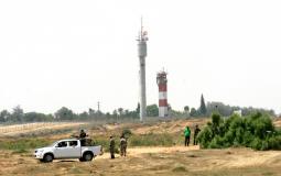 قوات تابعة لحركة حماس على حدود غزة