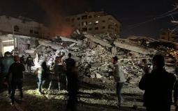 تدمير مقر وكالة الأناضول التركية غرب غزة
