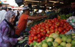 أسعار الخضراوات والفواكه في قطاع غزة