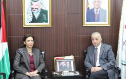 رئيس مجلس القضاء الأعلى يستقبل رئيس الجهاز المركزي للإحصاء الفلسطيني