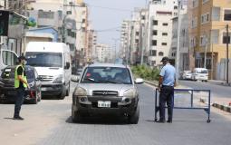 انتشار أمني بغزة لمواجهة تفشي فيروس كورونا