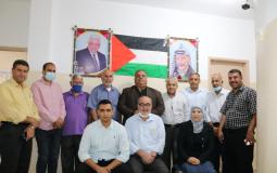 اللجنة الشعبية للاجئين - مخيم جباليا تستقبل اللواء صلاح أبو وردة محافظ شمال غزة