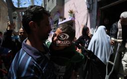 تشييع جثامين 4 شهداء ارتقوا بنيران الاحتلال