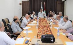 اجتماع اللجنة الفنية لمواجهة كورونا في غزة