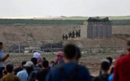 فلسطينيون يخترقون الحدود مع اسرائيل جنوب غزة