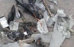 أجزاء من الطائرات التي تم استهدافها في خميس مشيط