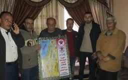 خلال زيارة عوائل الشهداء