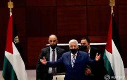الرئيس عباس خلال اجتماعه بالفصائل الفلسطينية في رام الله