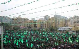 مهرجان انطلاقة حماس 31 في غزة اليوم