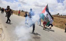 الاحتلال يقمع مسيرة فلسطينية - أرشيفية