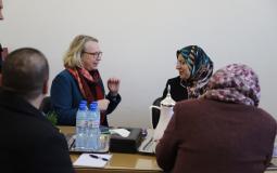 جمعية الثقافة والفكر الحر بغزة تستقبل وفدًا من الأمم المتحدة للمرأة