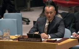 نيكولاي ملادينوف منسق الأمم المتحدة الخاص لعملية السلام بالشرق الأوسط