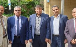 وفد المؤتمر الشعبي يلتقي لجنة فلسطين 