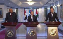 وزراء خارجية الأردن ومصر والعراق