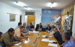 وكيل وزارة الاقتصاد في غزة يلتقي أصحاب المطاحن الكبرى