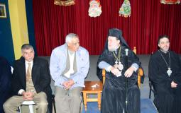 الجبهة الديمقراطية تزور كنيسة الروم الأرثوذكس في غزة