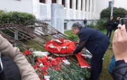 السفير طوباسي يضع إكليلا من الورود على ضريح شهداء الحركة الطلابية التي أطاحت بالحكم الدكتاتوري في اليونان