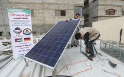 &#039;دستك&#039; تنفذ مشروع الإنارة بالطاقة الشمسية للفقراء بغزة