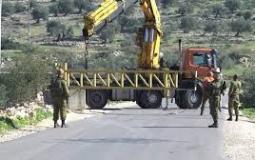 قوات الاحتلال تنصب بوابات حديدة في بيت لحم
