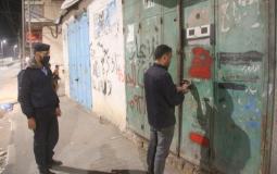 شرطة غزة تتابع التزام المواطنين بالإغلاق وحظر التجوال المسائي