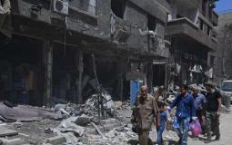 تفجير ذخائر لداعش في مخيم اليرموك