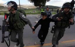 اعتقال طفل في الضفة الغربية - ارشيفية