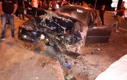 حادث سير مروع شمال أريحا يسفر عن 10 إصابات