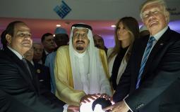 دونالد ترامب مع زعماء عرب