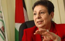 حنان عشراوي عضو اللجنة التنفيذية لمنظمة التحرير الفلسطينية