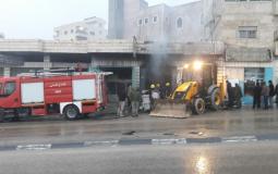 السيطرة على حريق داخل محل للخردة شرق القدس