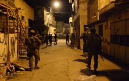 الجيش الإسرائيلي يقتحم أحد الأحياء الفلسطينية -ارشيف-
