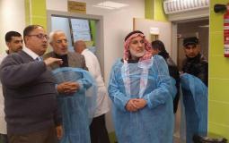 النائب الأسطل يتفقد مستشفى الهلال الإماراتي برفح
