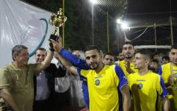 عائلة أبو سلطان تتوج بلقب كأس جامعة فلسطين الرمضانية