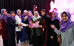 غزة: وزيرة شؤون المرأة تتضامن مع النساء المصابات بأمراض المناعة