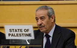 تيسير خالد عضو اللجنة التنفيذية لمنظمة التحرير الفلسطينية 