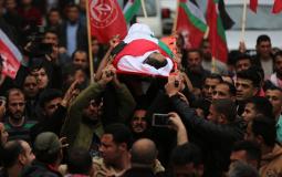 جنازة الشهيد الصحفي أحمد أبو حسين